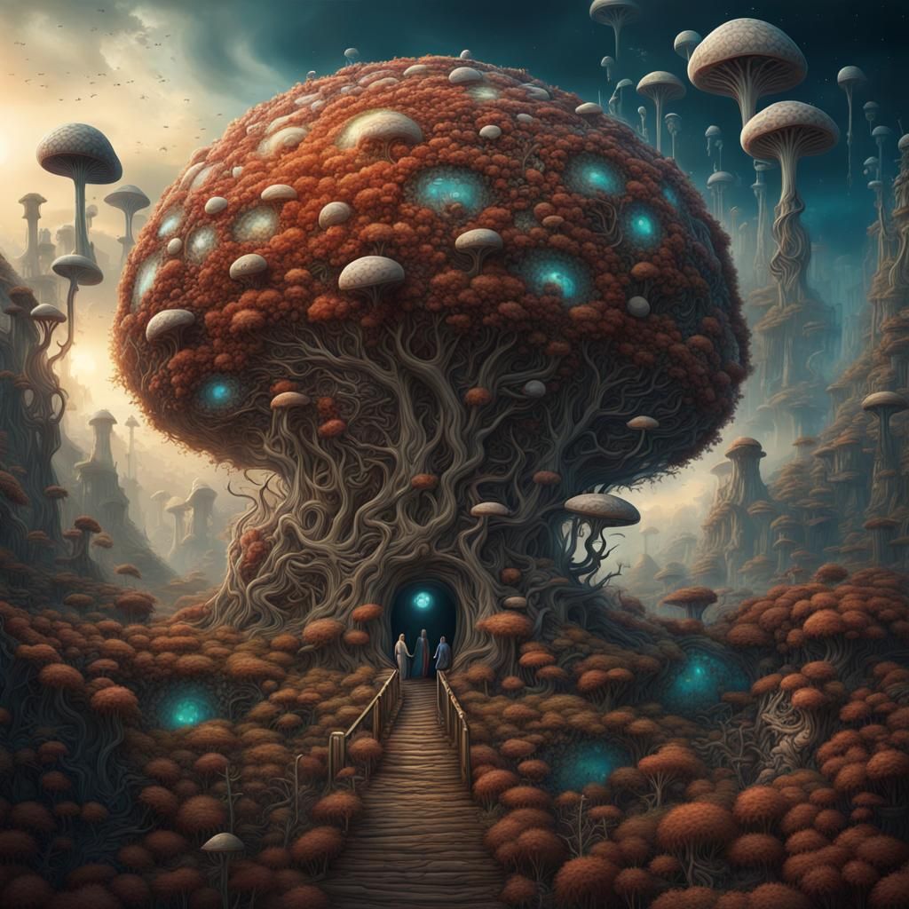 AI: Chaos and Order in a Digital Painting