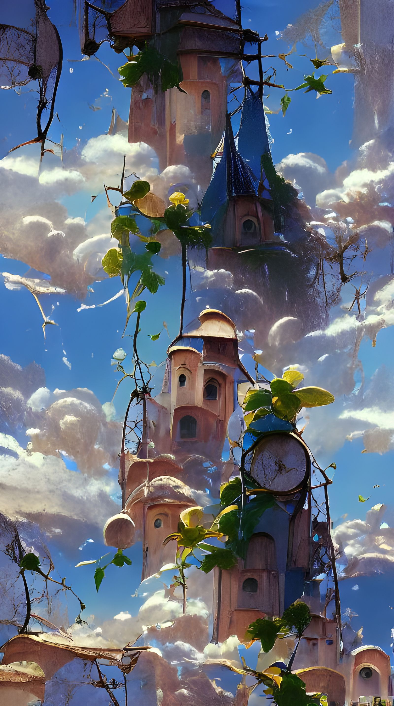 Clock Towers in Fairytale Style
