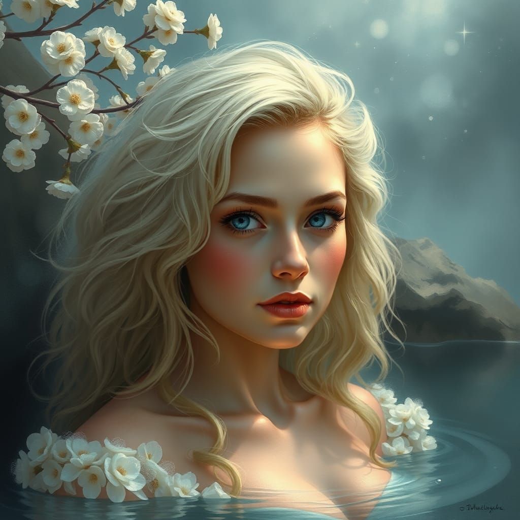 Enchanting Mermaid in Ocean's Depths