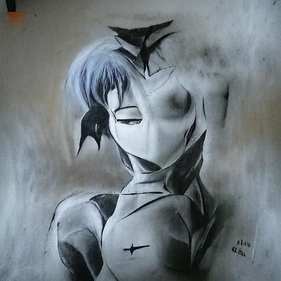 Classic Charcoal Drawing