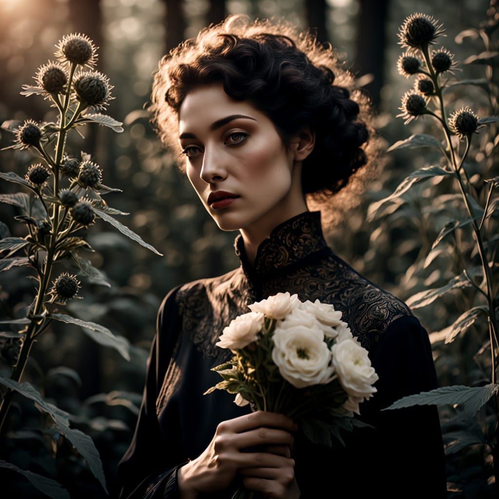 Serene Nature Spirit with Whispers of Ancestral Wisdom