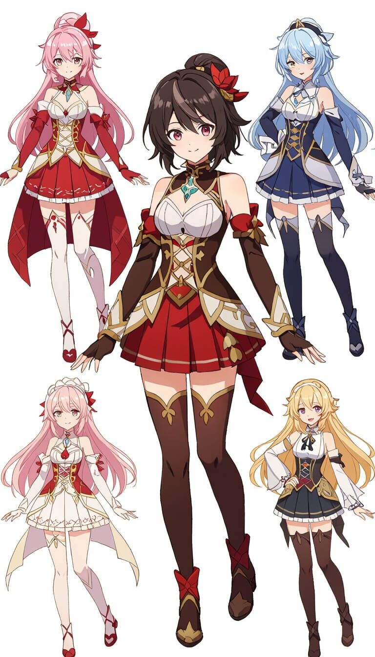 Lumine in Diverse Outfits for Every Occasion