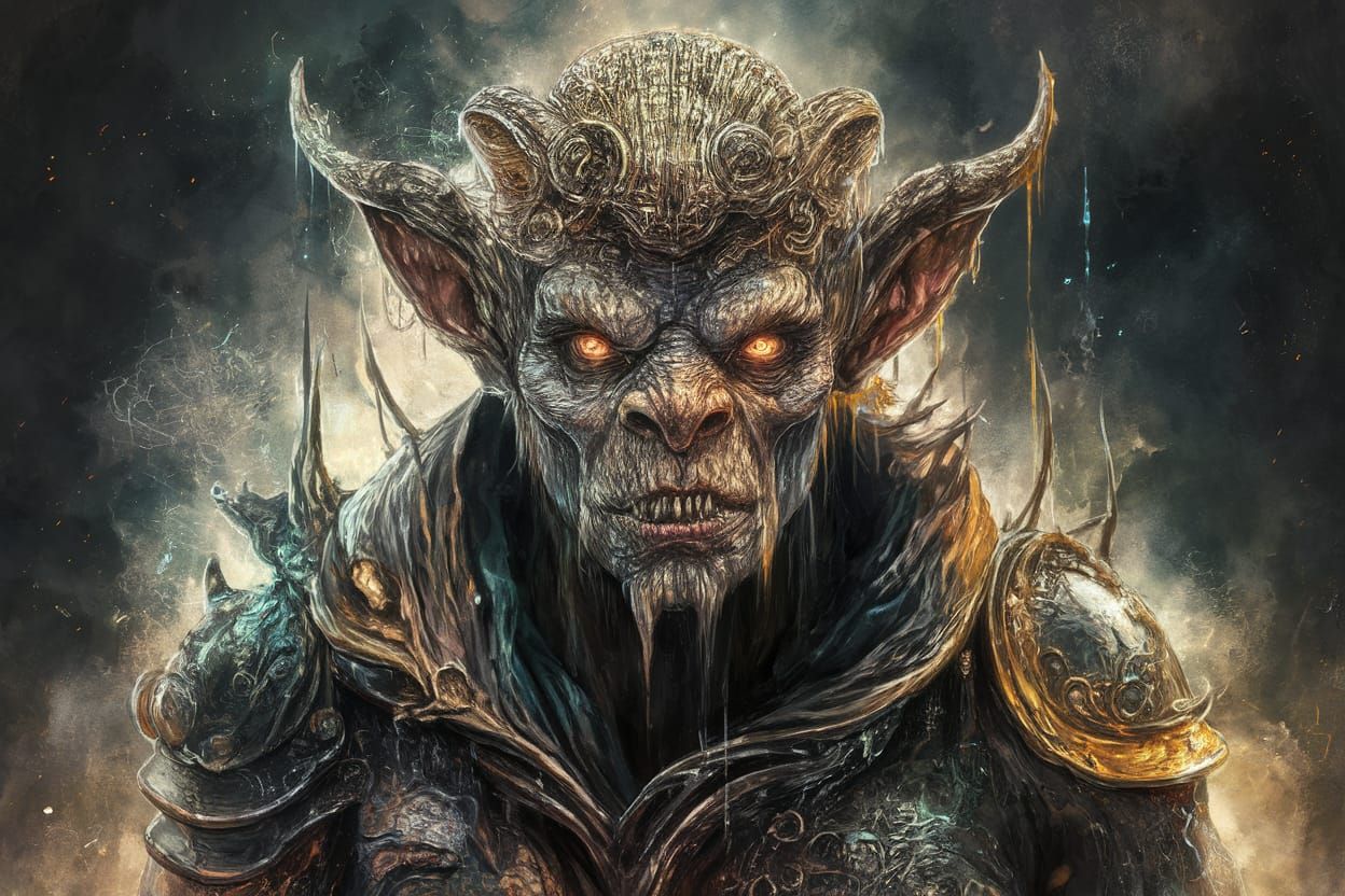 Fantastical Steampunk Masterpiece with Deep Colour and Intri...