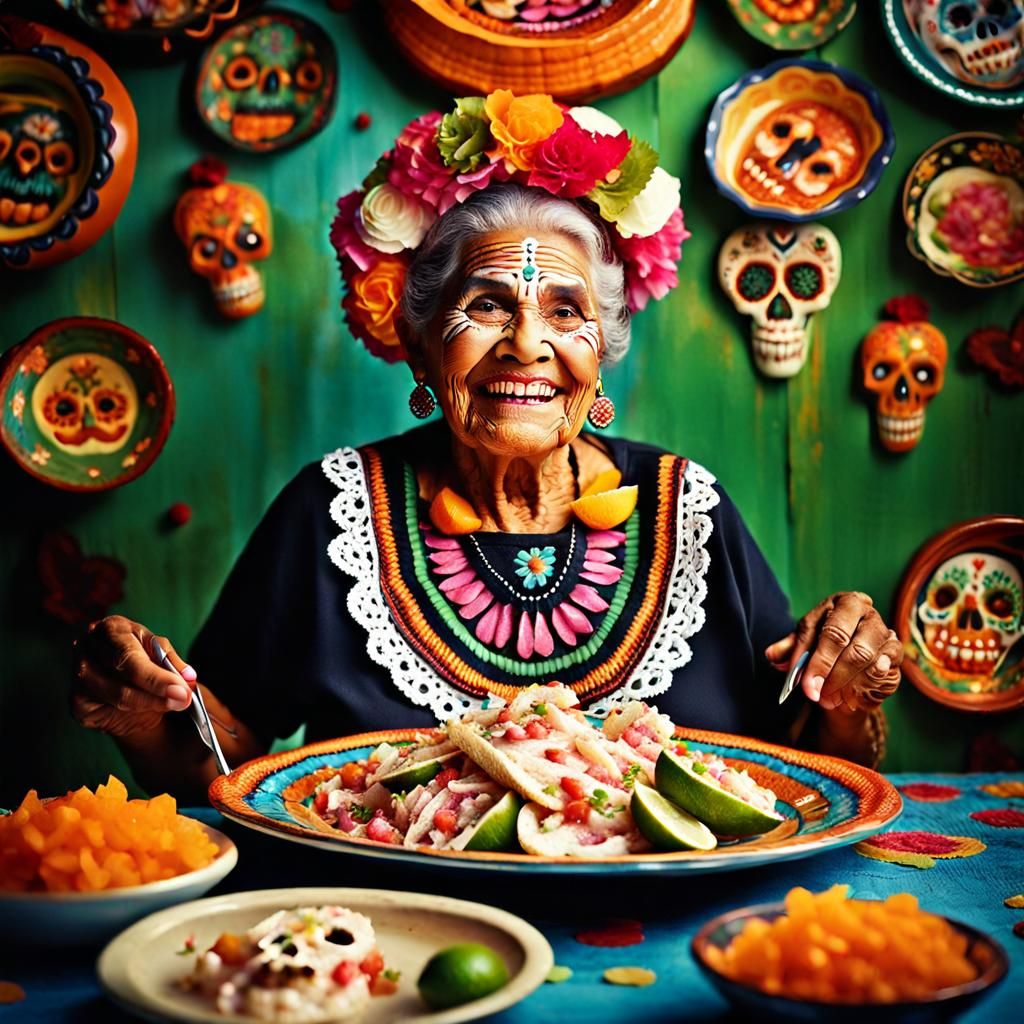 Mexican Grandmother's Ceviche Feast