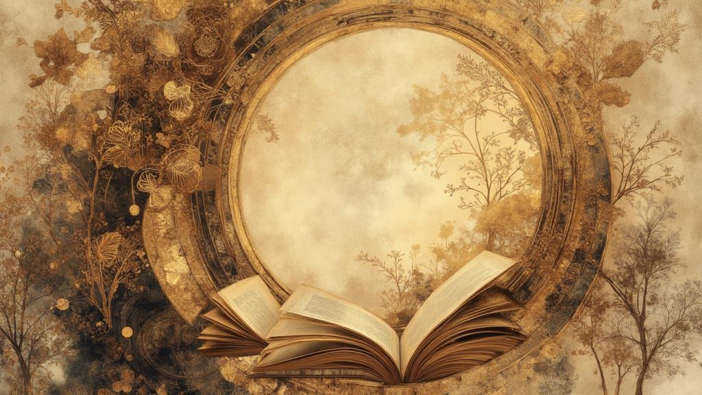 Cozy Reading Nook in Mixed Media Collage