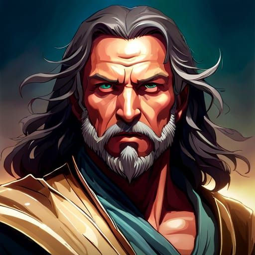 Lord of the Rings Portrait in Anime Art Style