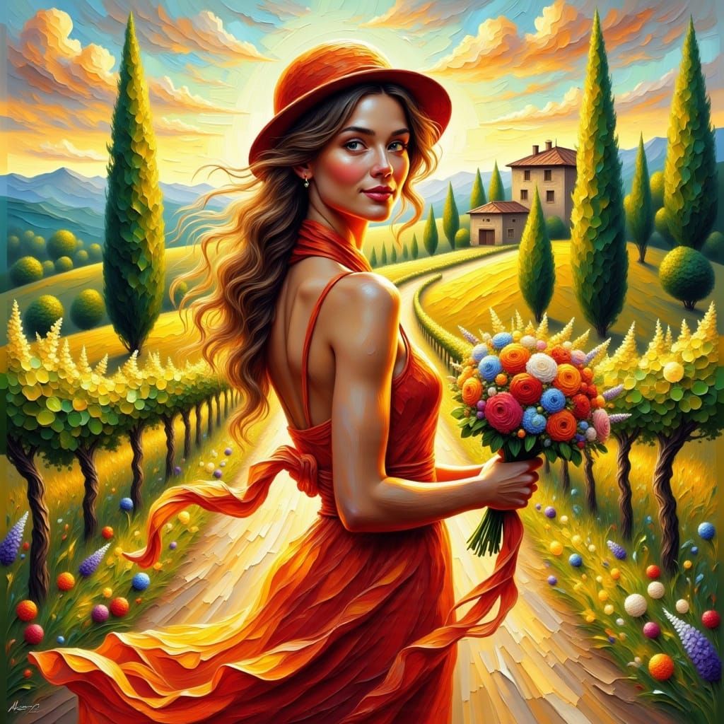 Journée d'été en Italie