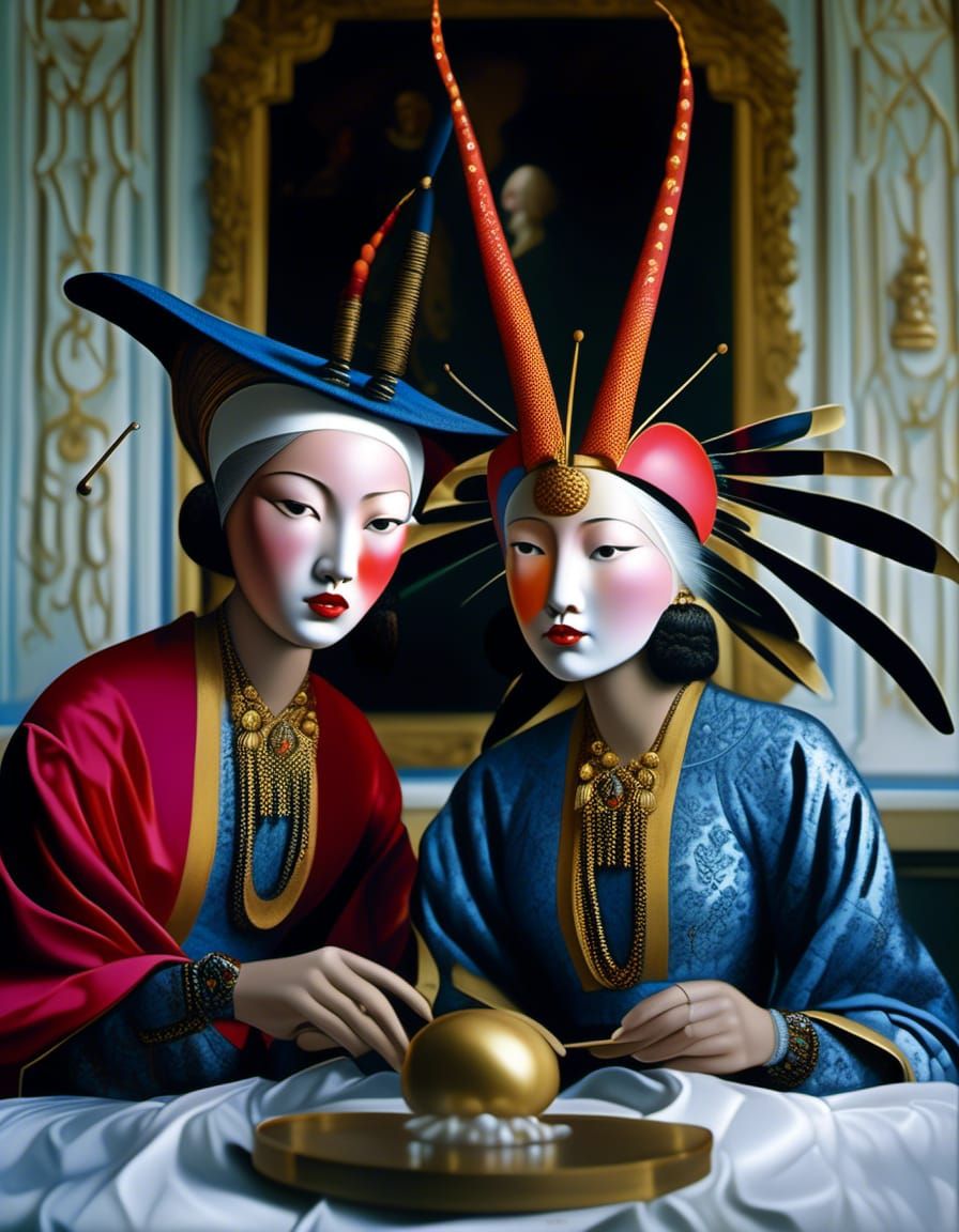 Bizarre Abstracted Portraits in Magical Realism