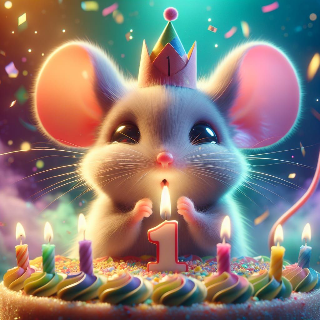 I blow on my birthday cake🎉✨🎈🤩