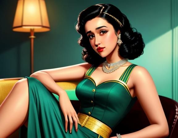 Shraddha Kapoor / 50s aesthetic