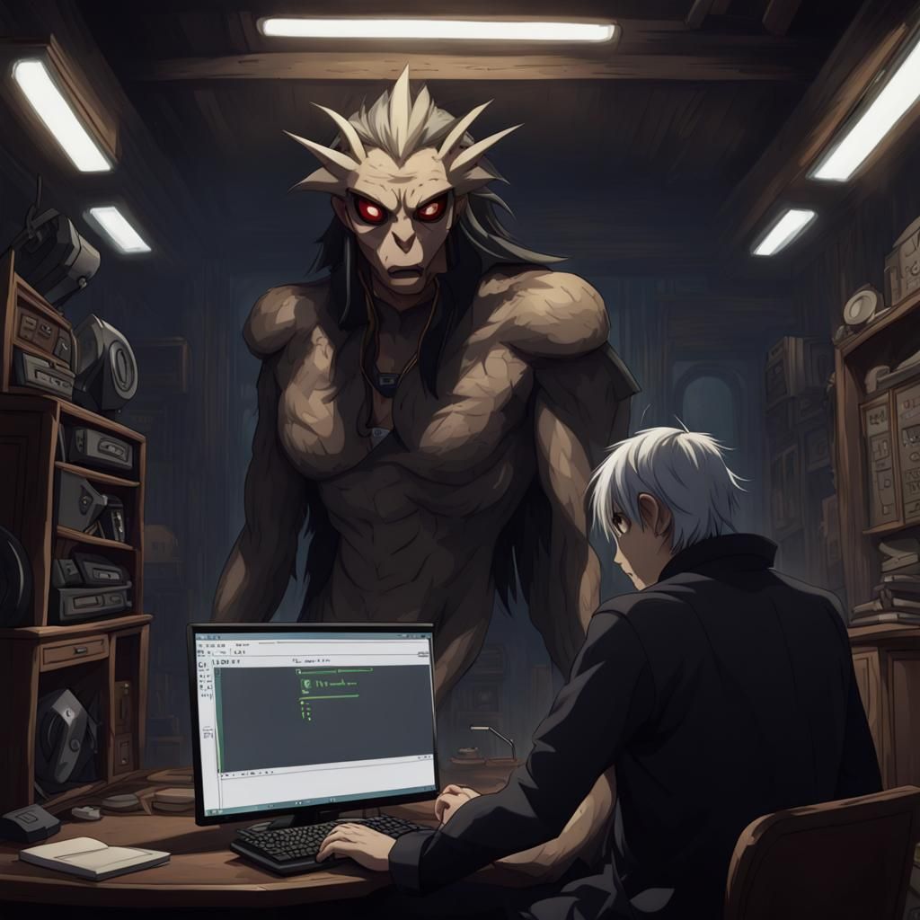 Dynamic Anime Scene Generated by AI