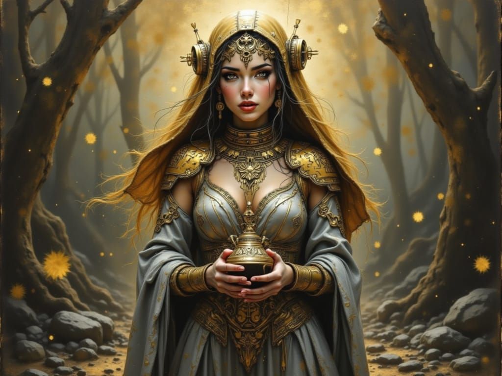 Ancient Gold Goddess Shines Brightly
