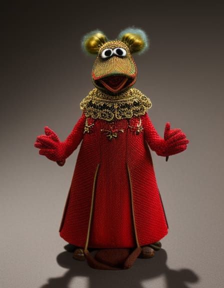 The mashed potato fingers - even on a muppet!