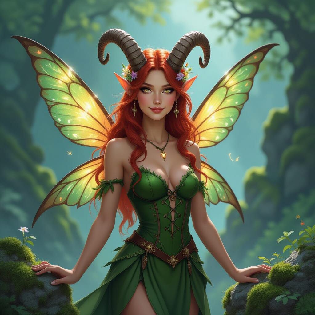 Ibex Fairy Protector of Swiss Alps Legends