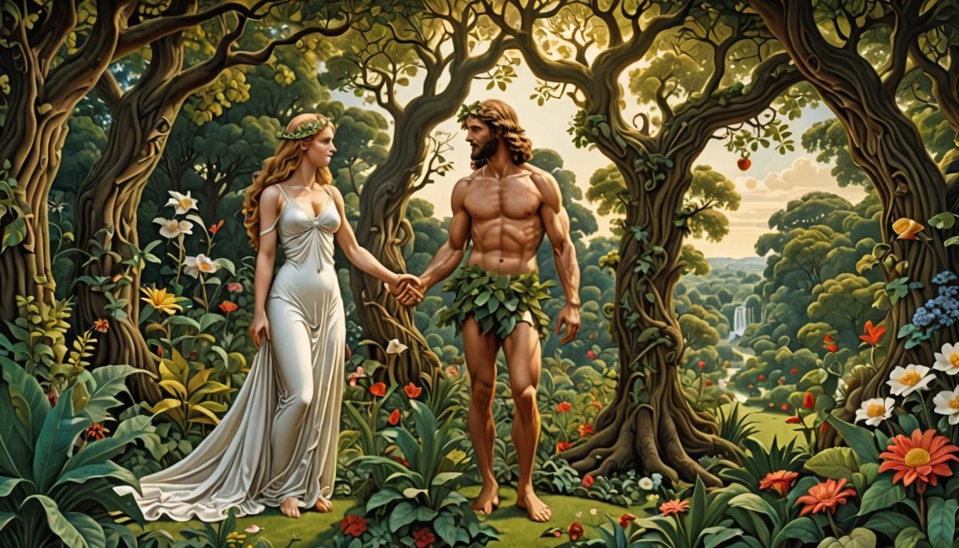 Adam and Eve in Eden: A Detailed Historical Rendition