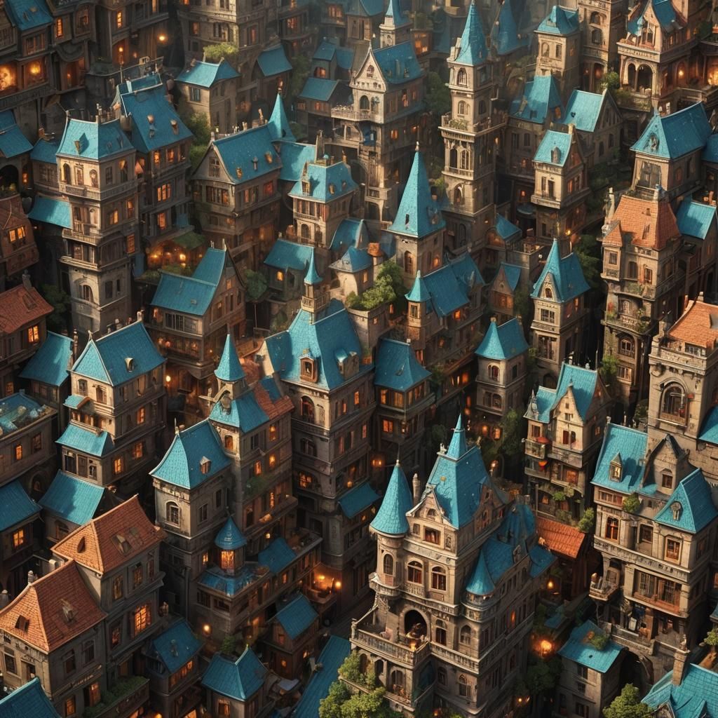 Cute Epic Digital Matte Painting