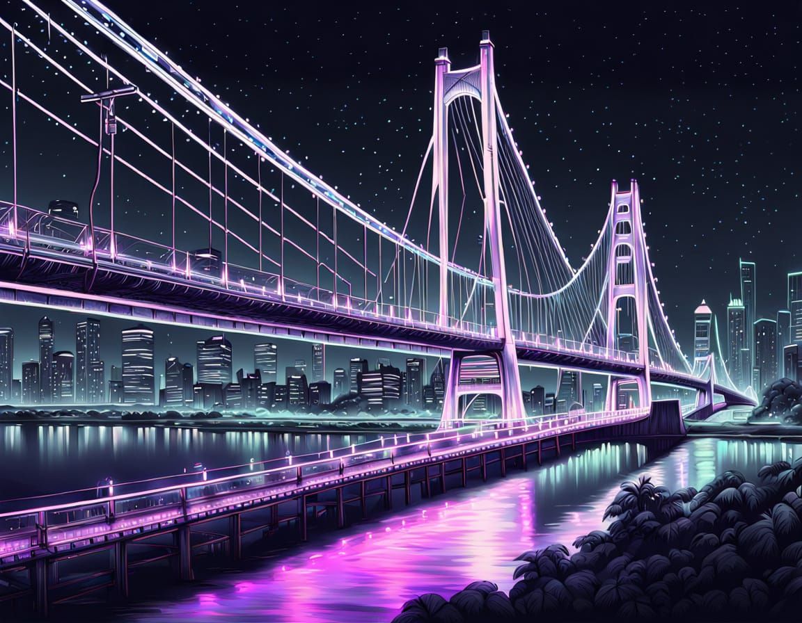 Cyberpunk Cityscape in Hyperrealistic Pencil Sketch