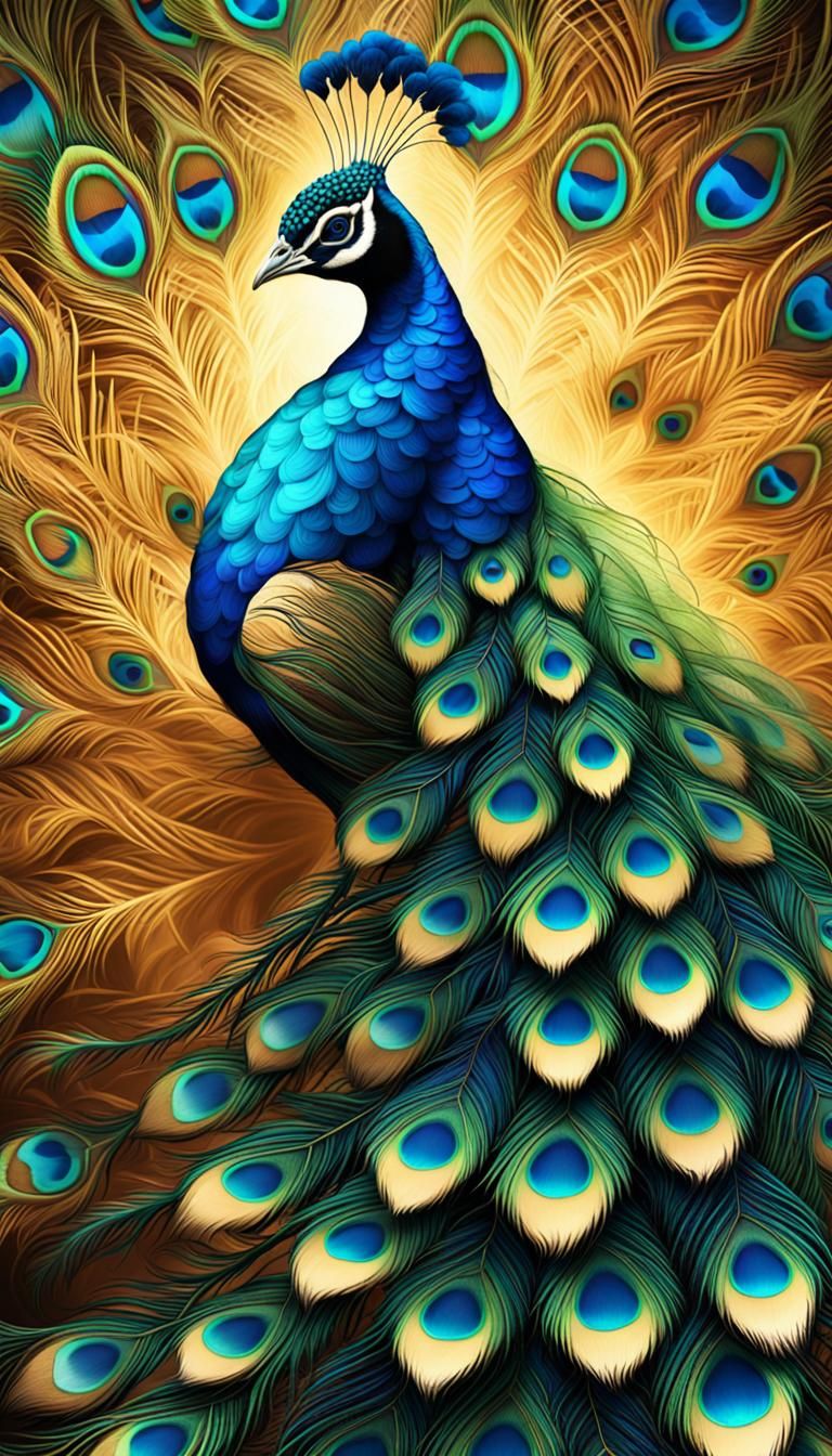 beautiful peacock
