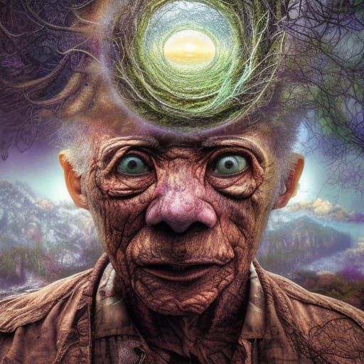 Surreal Dreamscape in Hyperrealistic 3D