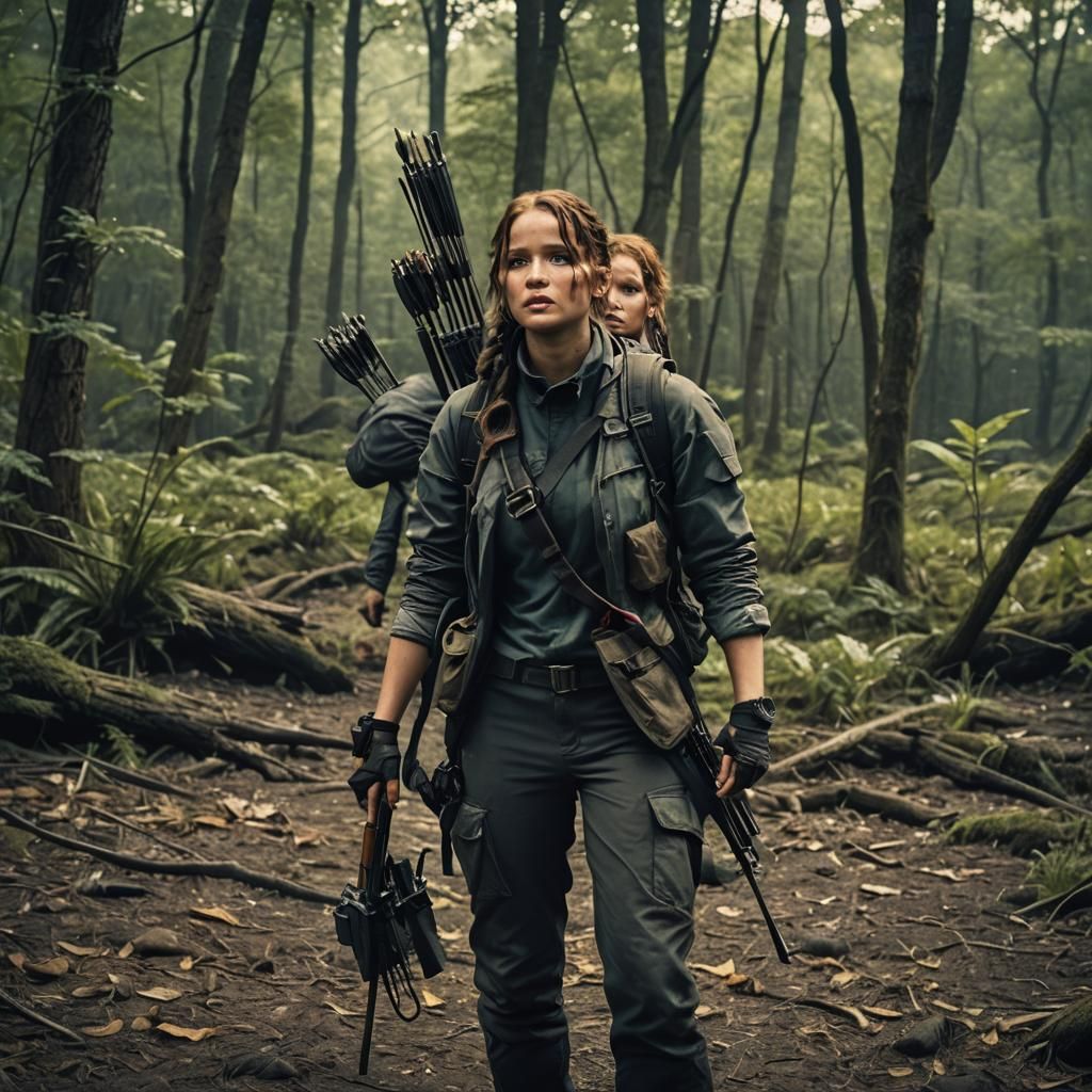 Dramatic Cinematic Film Still with Atmospheric Lighting