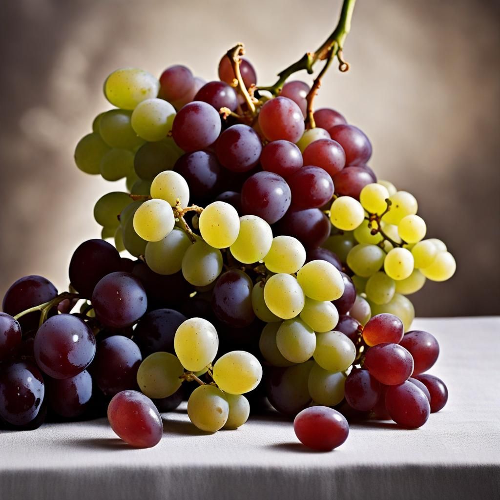 Grape in Ancient Rome: Photo-Quality Digital Art