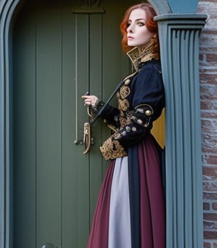 Steampunk Female Spy #4