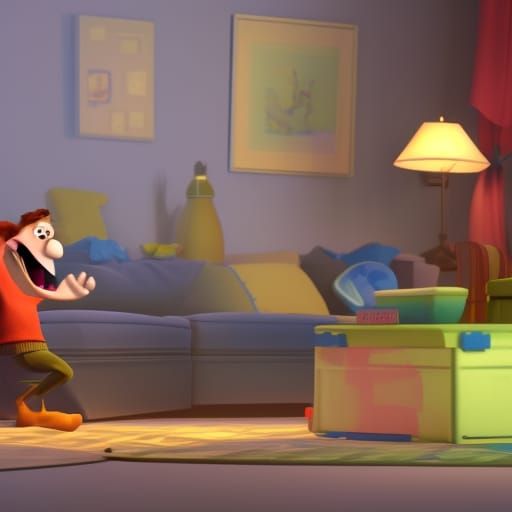 Home Alone Reimagined as Pixar-style 3D Art