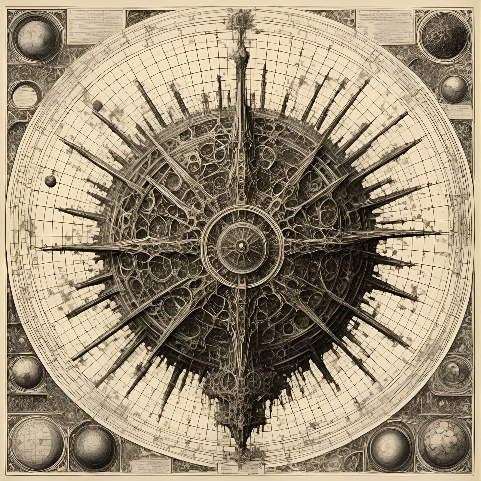 Detailed 3D Render of Entropy in Maximalist Style