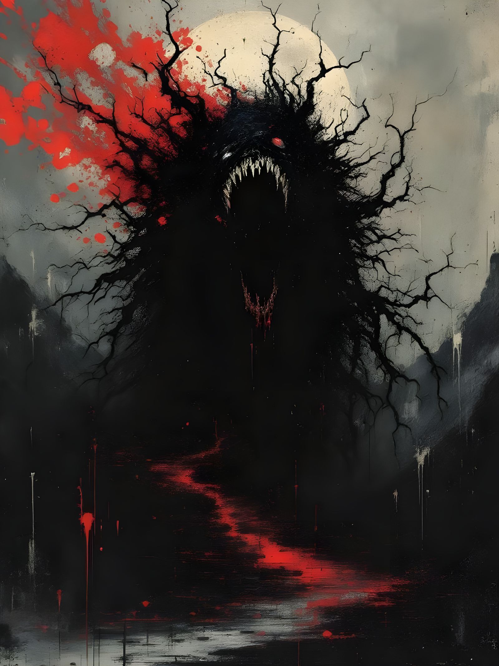 Abstract Dark Art: There Is No Sun