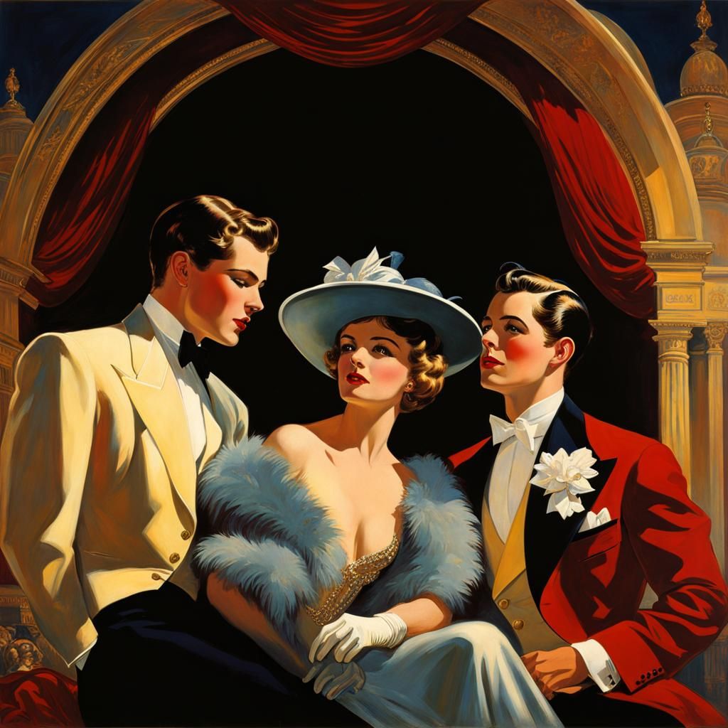 Throuple at the Opera 240116A