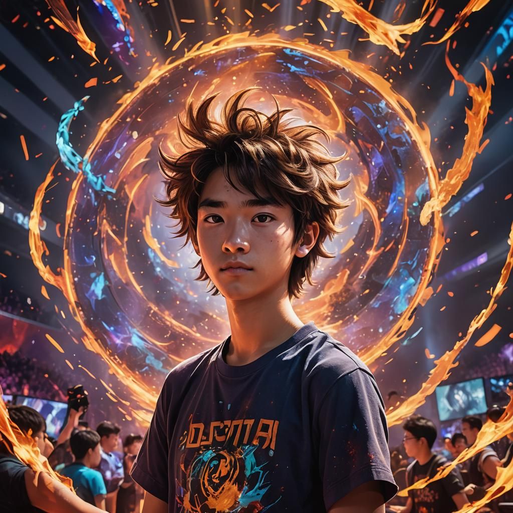 Esports Dream: Teenager on Grand Dota2 Stage