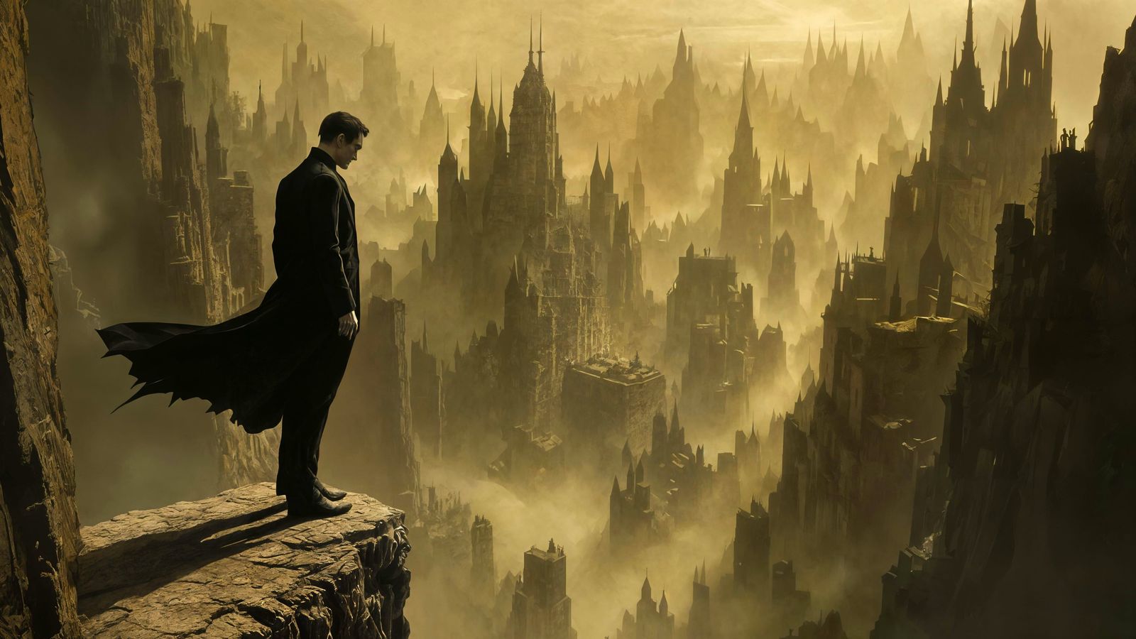 Mystical Strength in German Expressionist Sepia