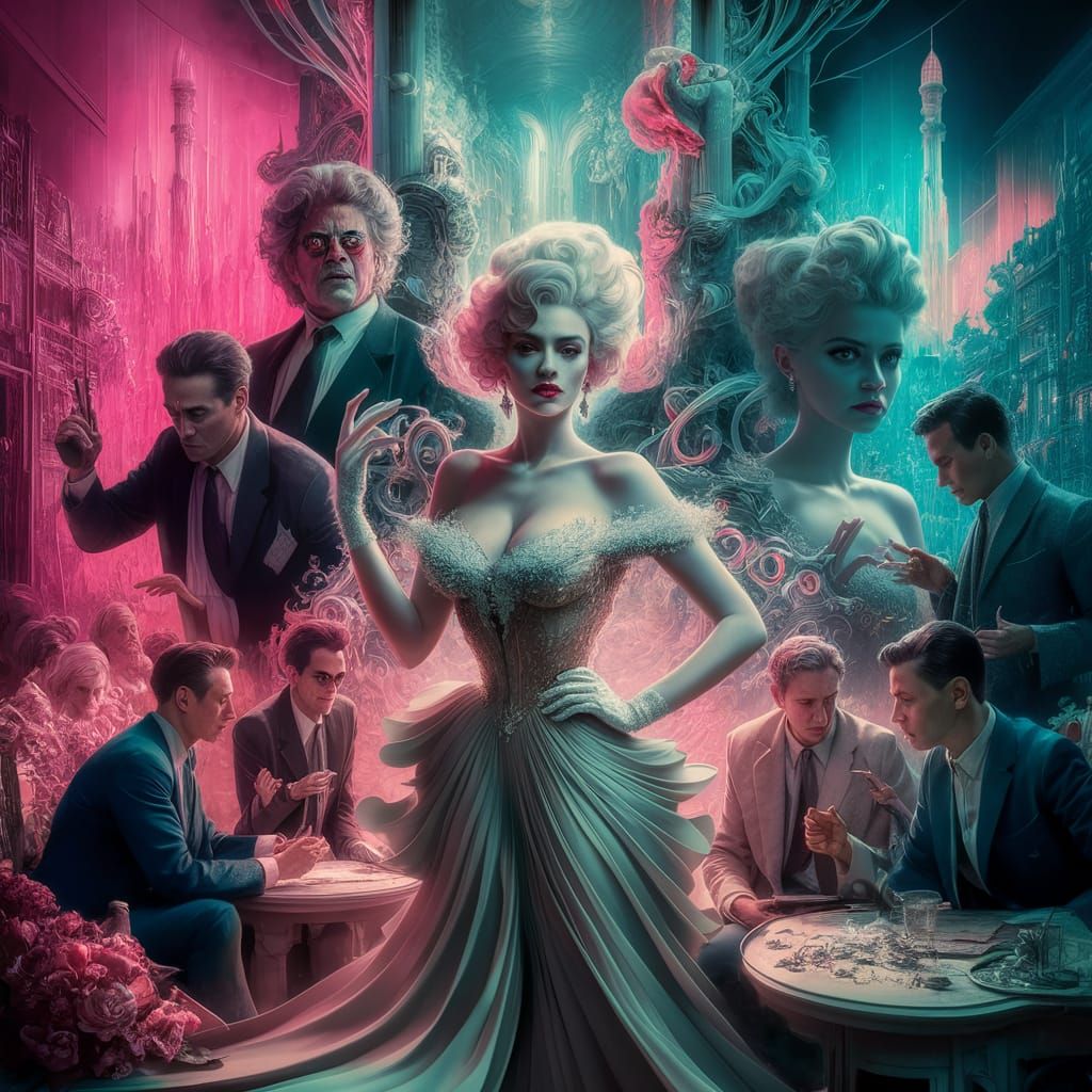 Futuristic Milan Film Festival Concept Art