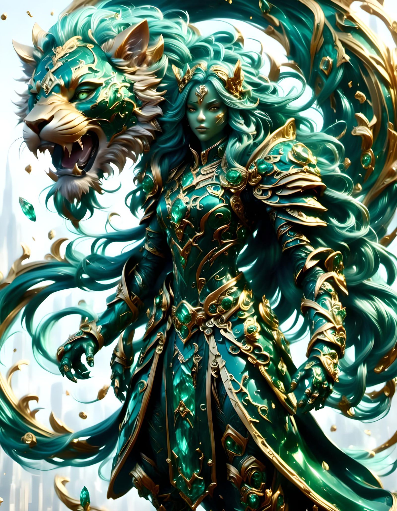 Dark Green Lionheart Beast Tamer