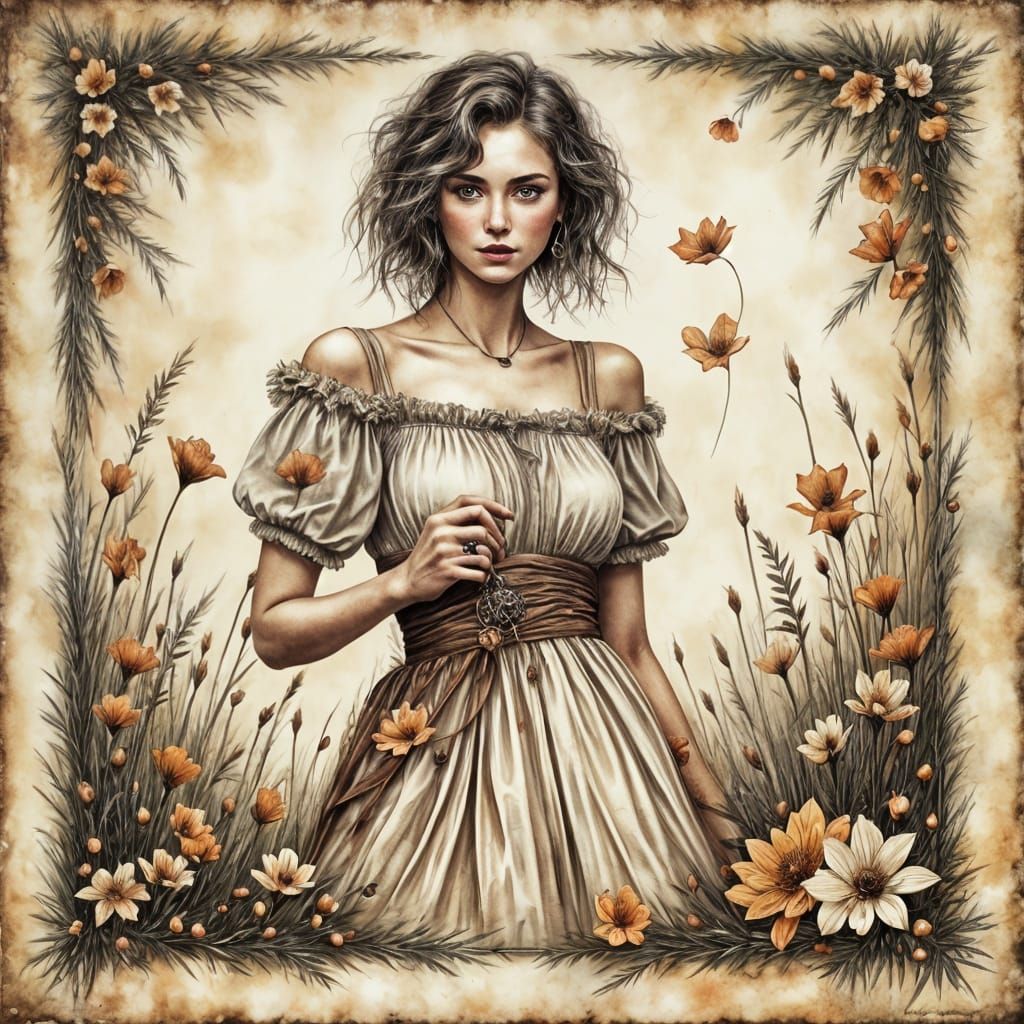 Gritty Watercolor Message: I'm Waiting For You