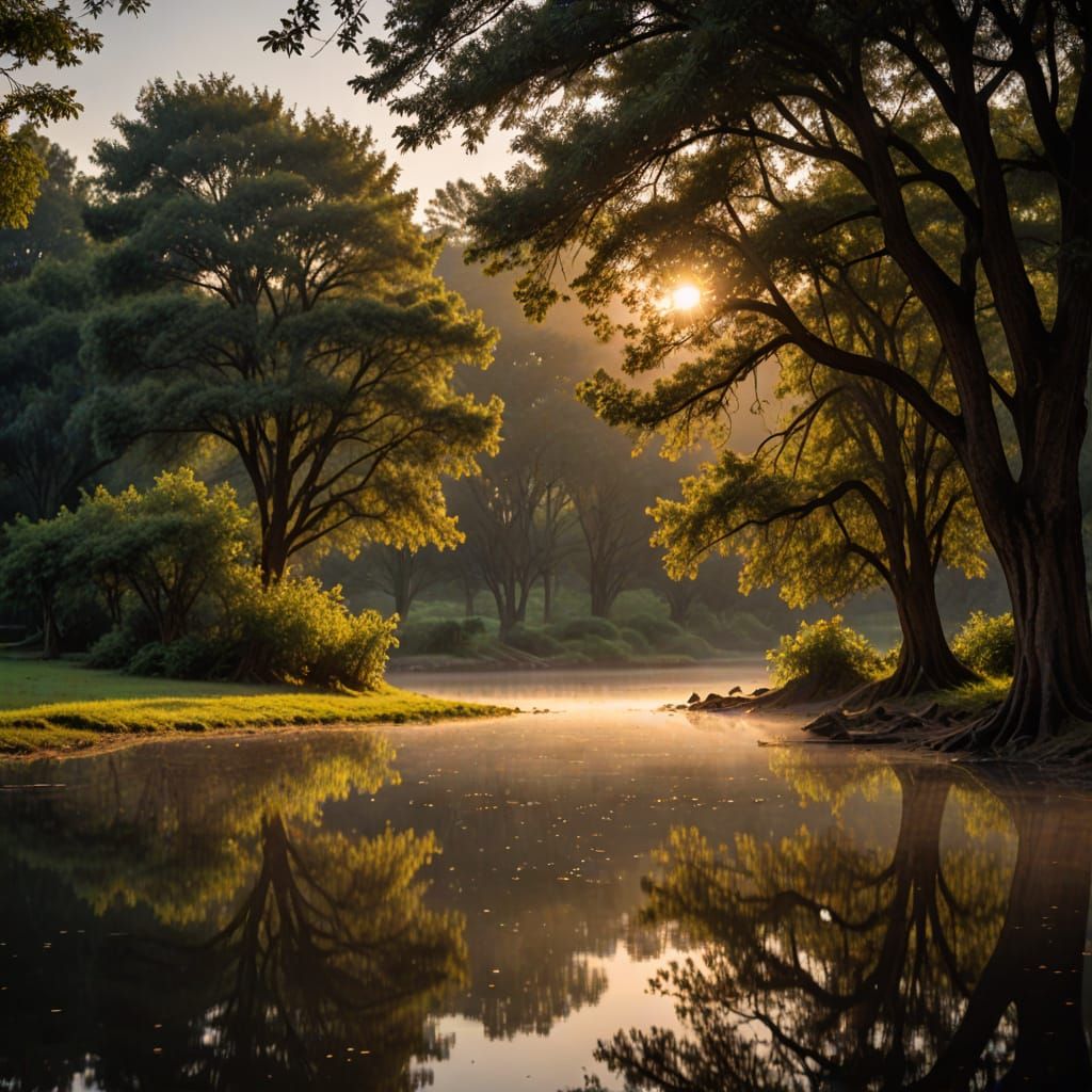 Gentle Sunrise: Golden Hour Soft Light Photography