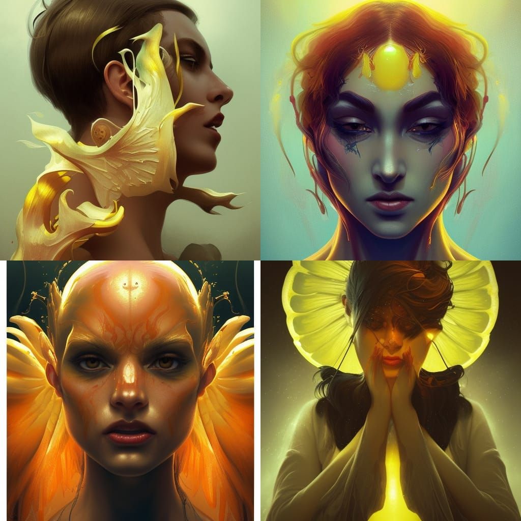 Spirit Phone Album Cover: Hyperdetailed Portrait