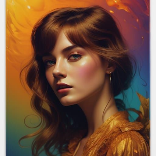 AI Image of a Brunette Woman