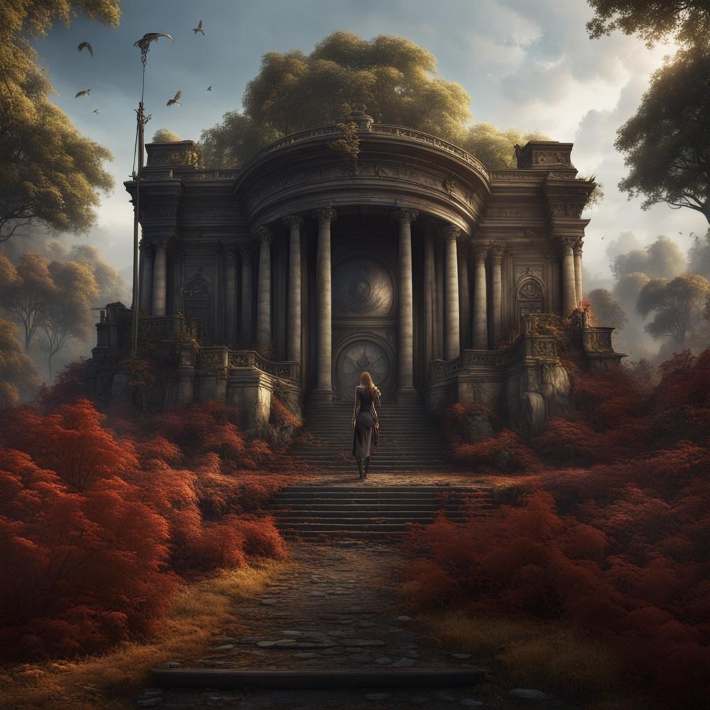 Fantastical Matte Painting in Deep Color