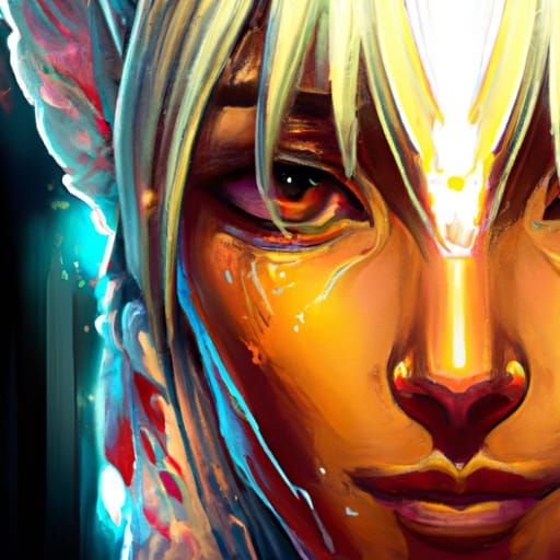 Striking Portrait of the Angel of Death