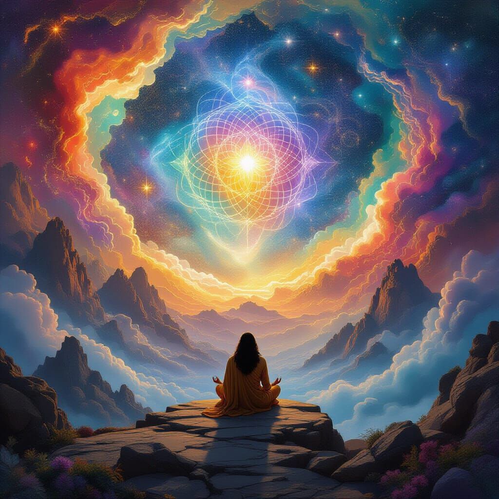 Cosmic Illustration of Advaita Philosophy as Non-Duality