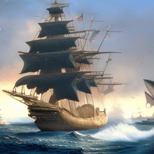 Korean Turtle Ship Defeats Japanese Navy