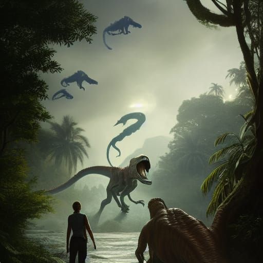 Jurassic World: Dark Fantasy Concept Art