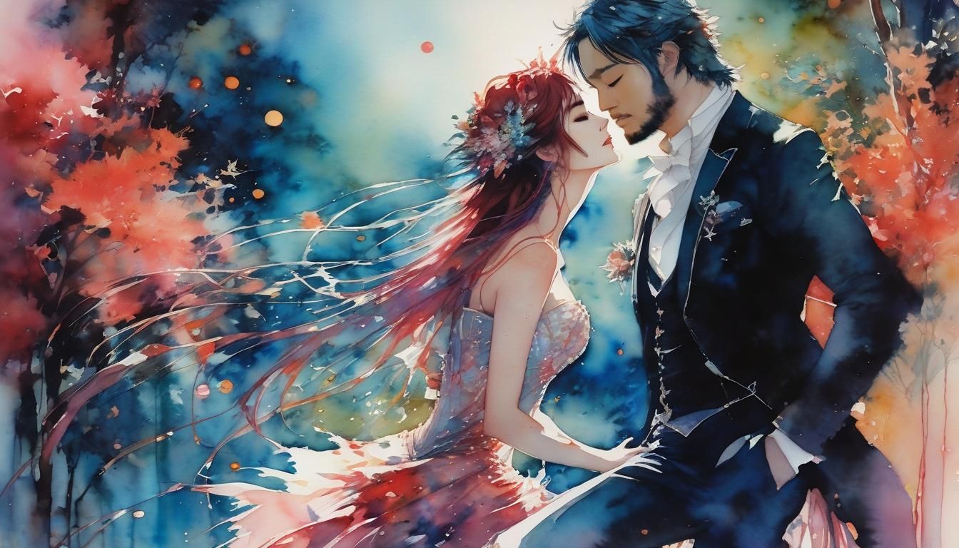 Romantic Dance: Watercolor Manga Love Song