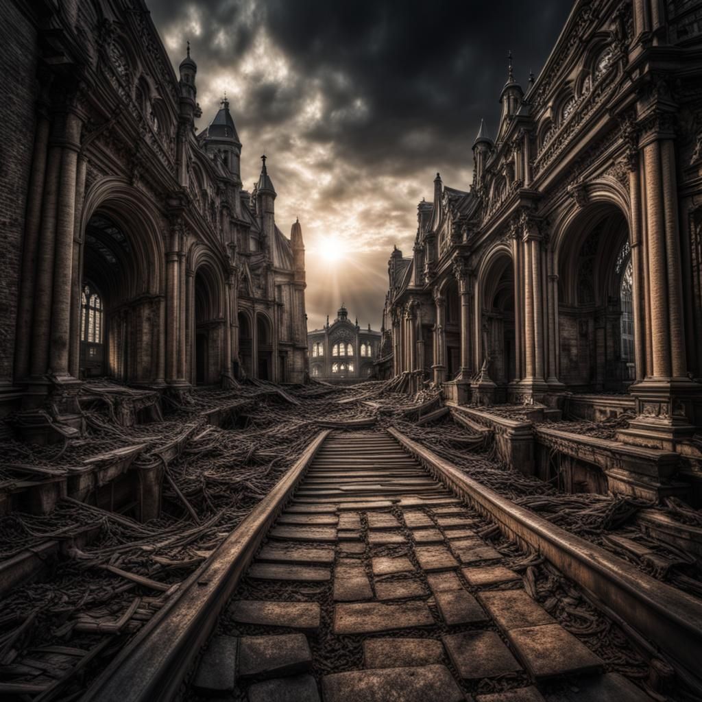 Hyperrealistic End of Time in Sharp Focus