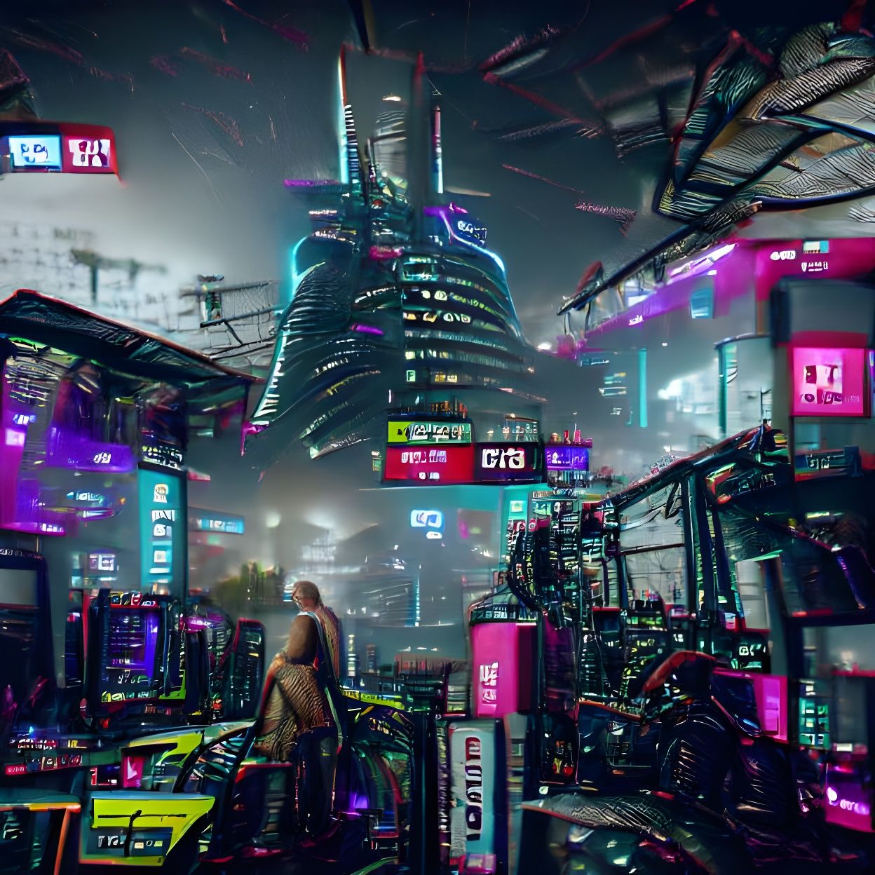 Futuristic Cyberpunk City in 8K Resolution