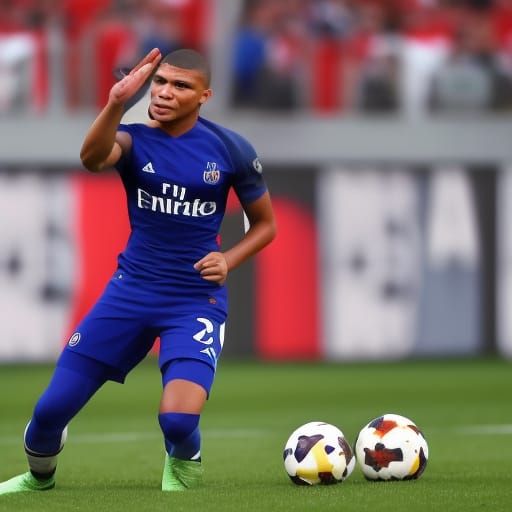 AI Image of Kylian Mbappé