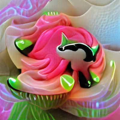 Pink Pony and Orca in Cupcake Meadow