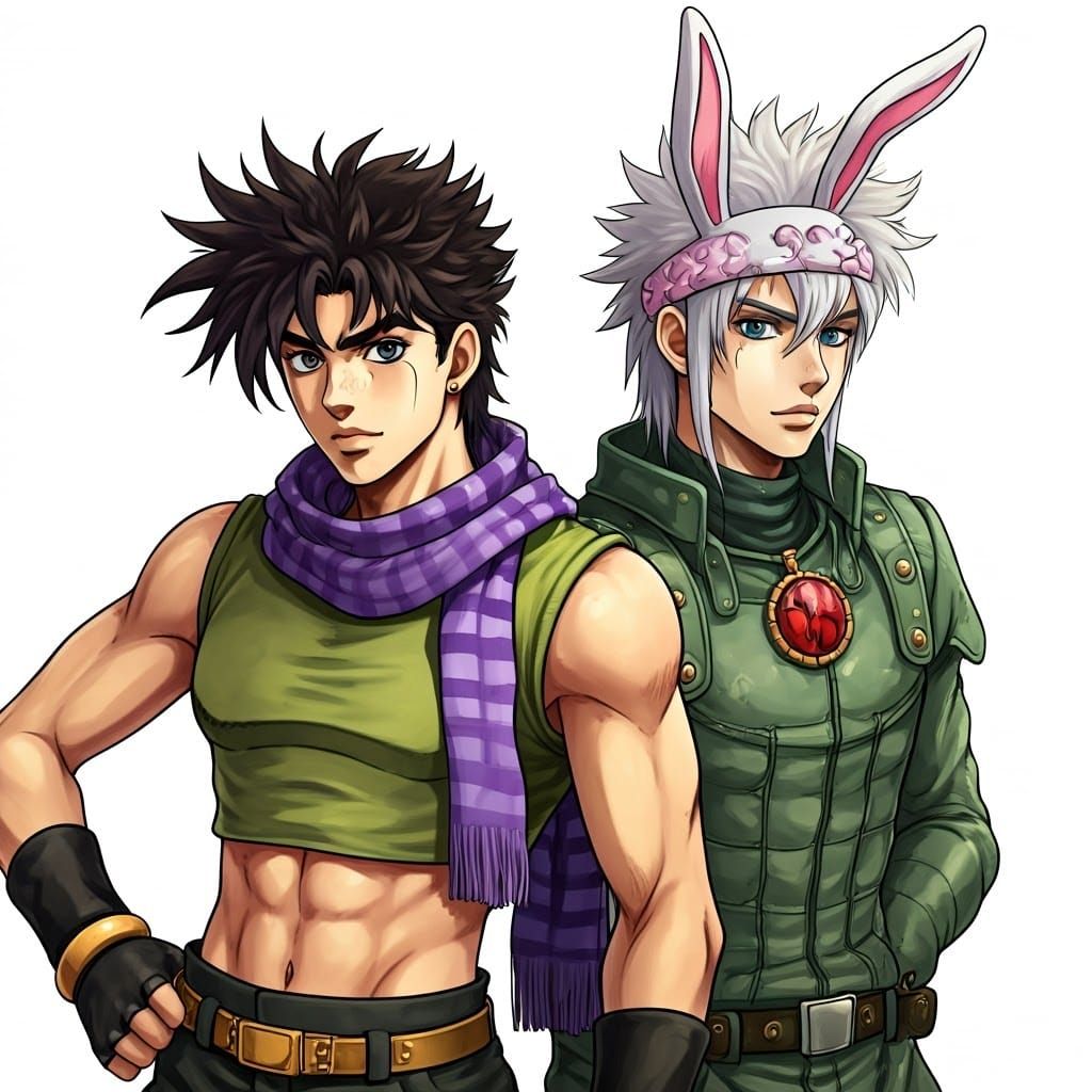 Young Joseph Joestar and Gongoro Kamakura in Anime-Inspired ...