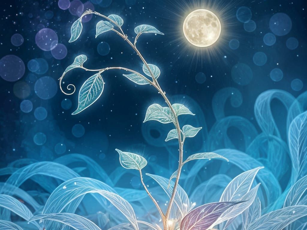 Lunar Bloom: An Ethereal Enchantment